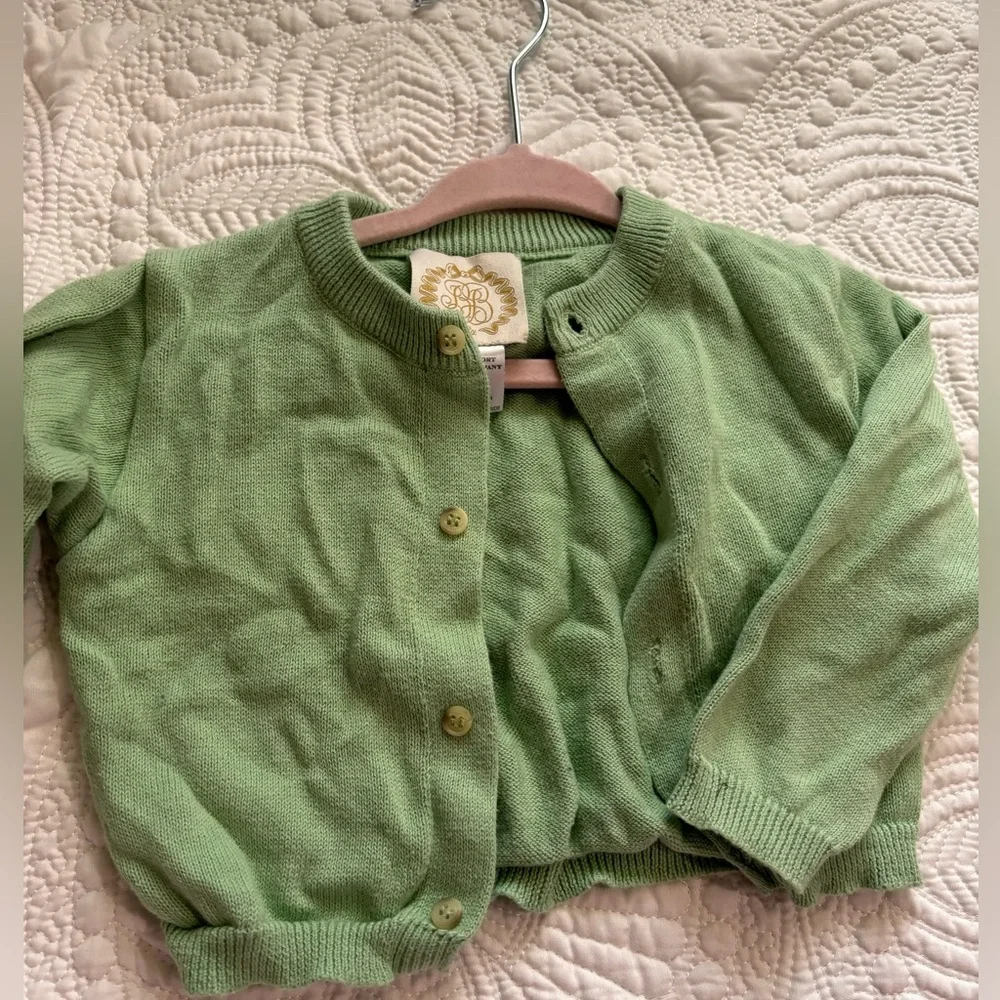 The Beaufort Bonnet Company Green Cardigan 12-18m - Picture 1 of 2